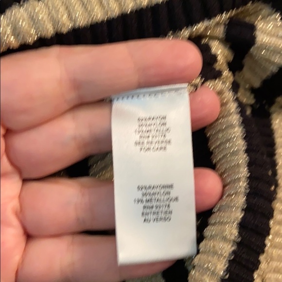 Tahiti Black/Golden Mist fashion Pullover Top - Picture 6 of 7